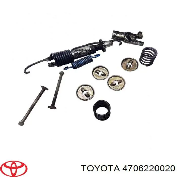 4706220020 Toyota braçadeira de barra de acoplamento do tambor de freio
