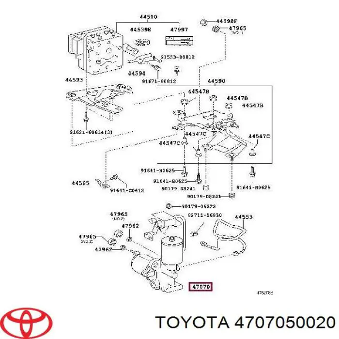 4707050020 Toyota 