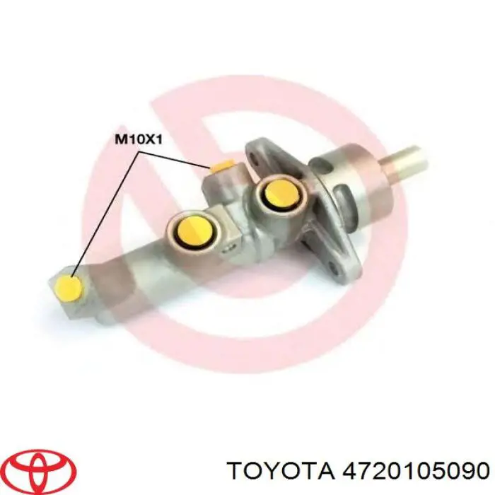 Цилиндр главный тормоза (гидротормозов) Toyota 4720105090 цена, от 57.39 USD
