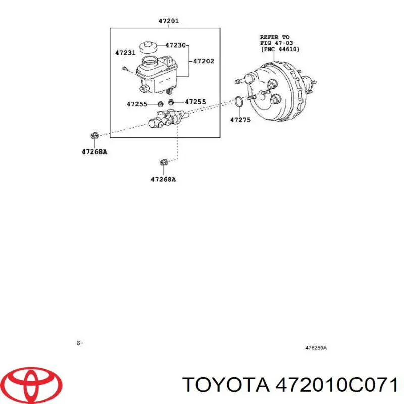 472010C071 Toyota 