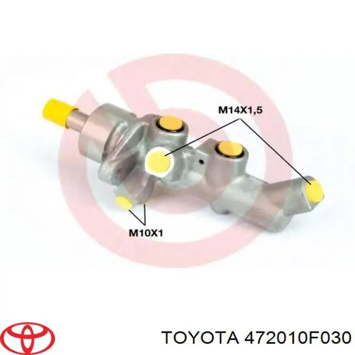 Купить 472010F030 Toyota Главный тормозной цилиндр