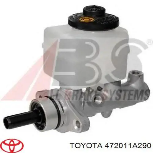 472011A290 Toyota Цилиндр тормозной, главный