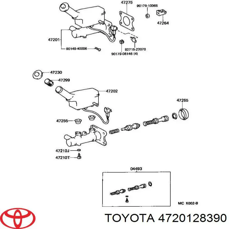  4720128390 Toyota