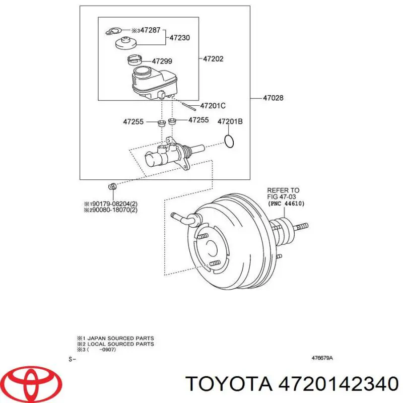  4720142340 Toyota