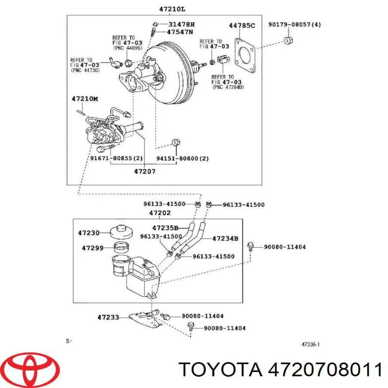 4720708011 Toyota 