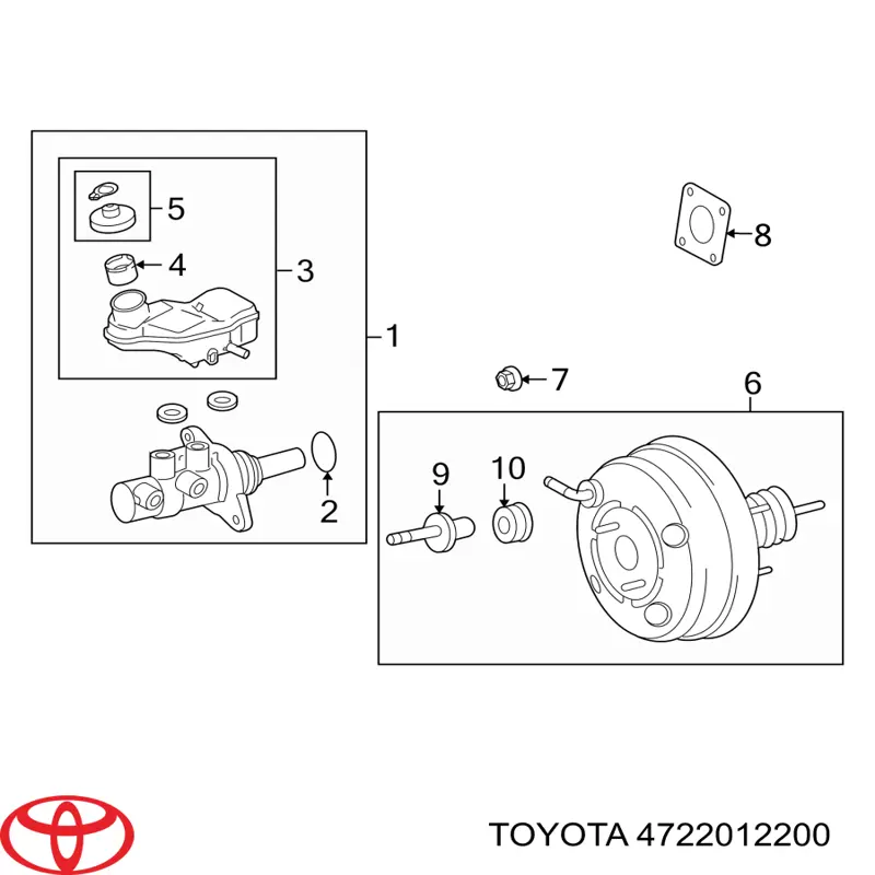  Toyota 4722012200 цена, от 21.54 USD
