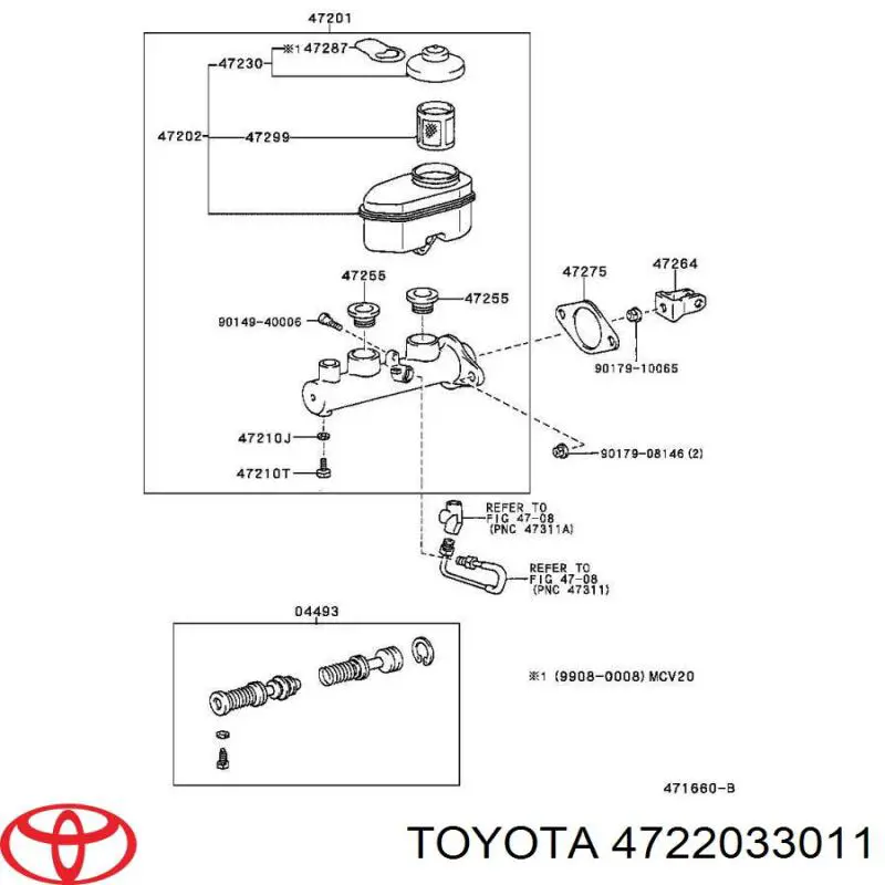 4722033011 Toyota