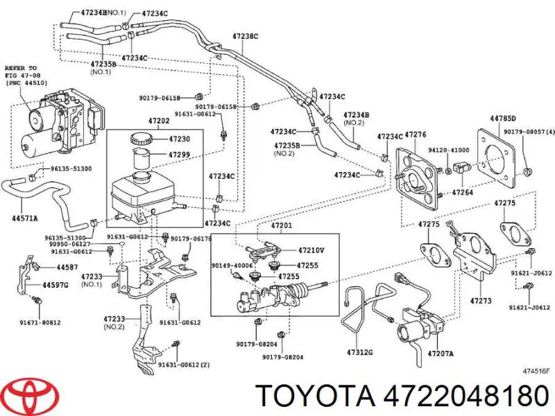 Бачок главного тормозного цилиндра (тормозной жидкости) на Toyota Highlander HYBRID 