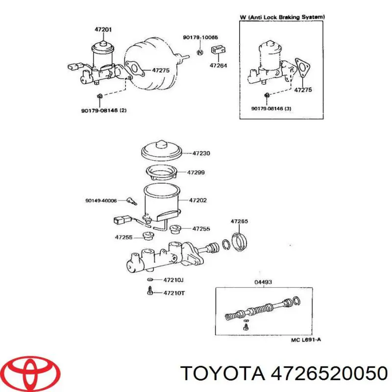  4726520050 Toyota