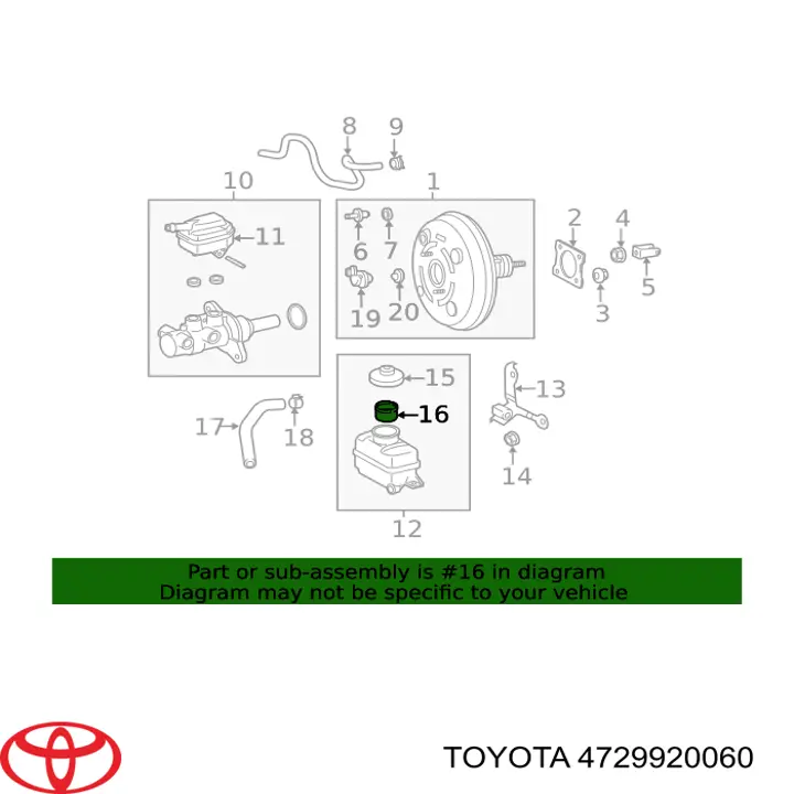 Купить 4729920060 Toyota 