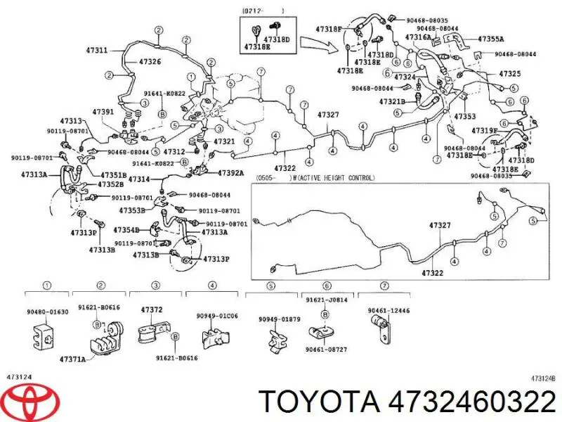 4732460322 Toyota 