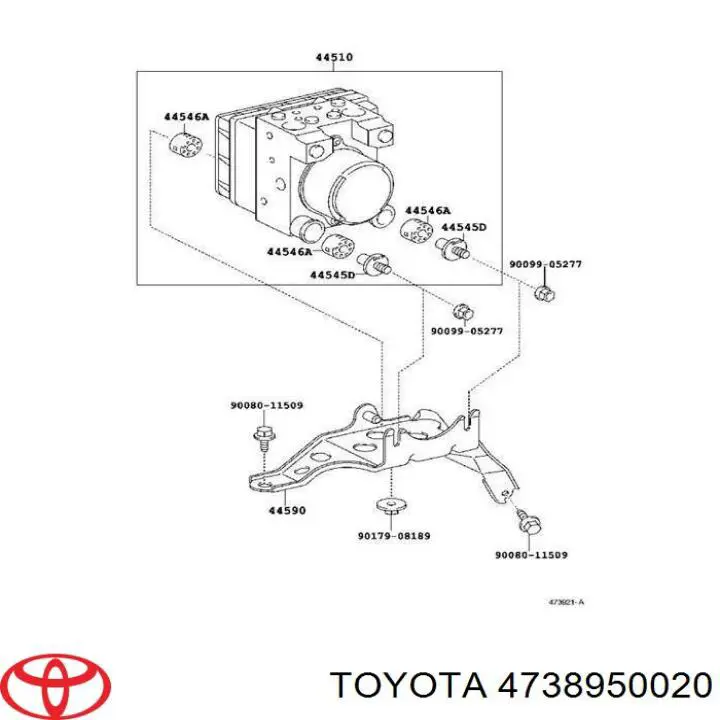 Manguera de freno de sellado de arandela 4738950020 Toyota