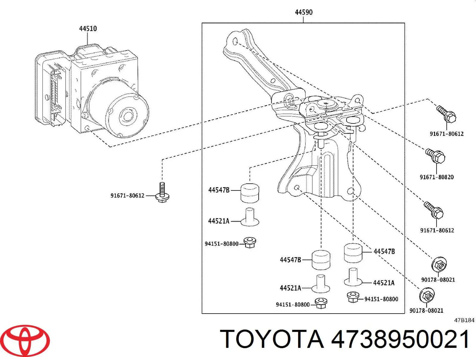  Toyota 4738950021 цена, от 4.29 USD