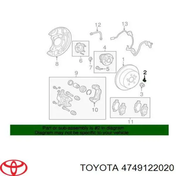 Прокладка адаптера масляного фильтра на Toyota Yaris P10