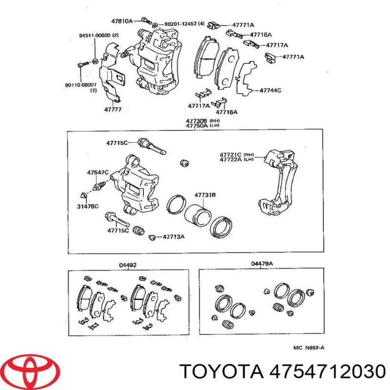 4754712030 Toyota
