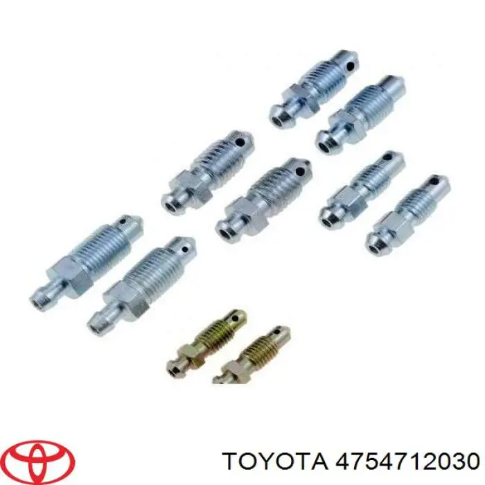 Штуцер прокачки суппорта тормозного заднего Toyota 4754712030 цена, от 3.57 USD