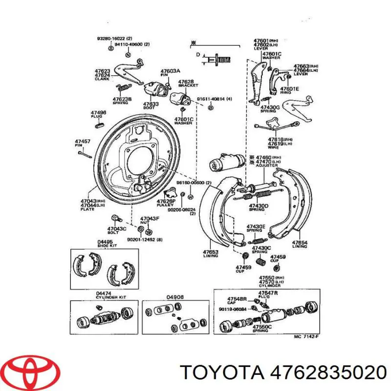  4762835020 Toyota