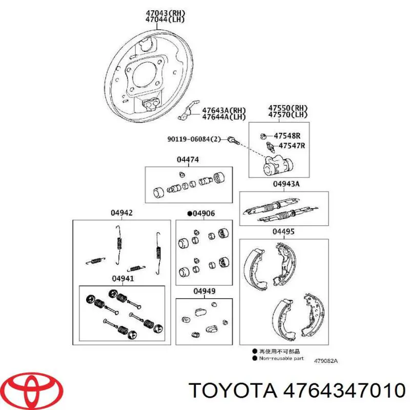 4764347010 Toyota 