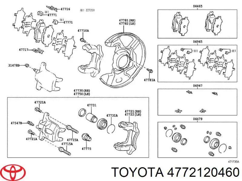  4772120460 Toyota