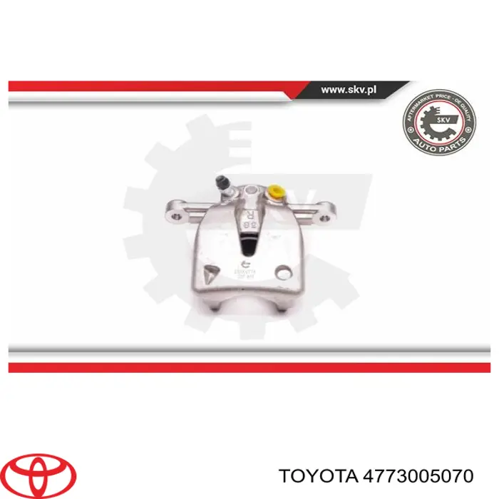 4773005070 Toyota суппорт тормозной задний правый