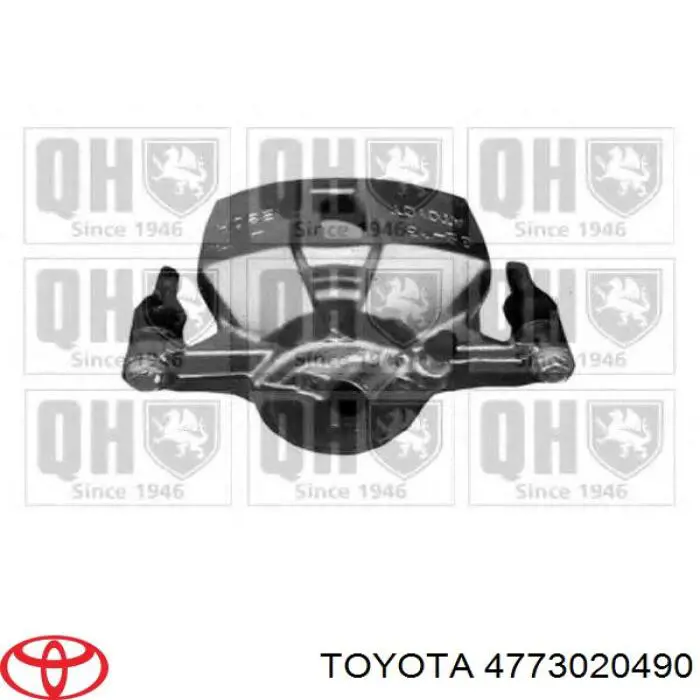 Купить 4773020490 Toyota Суппорт тормозной передний правый