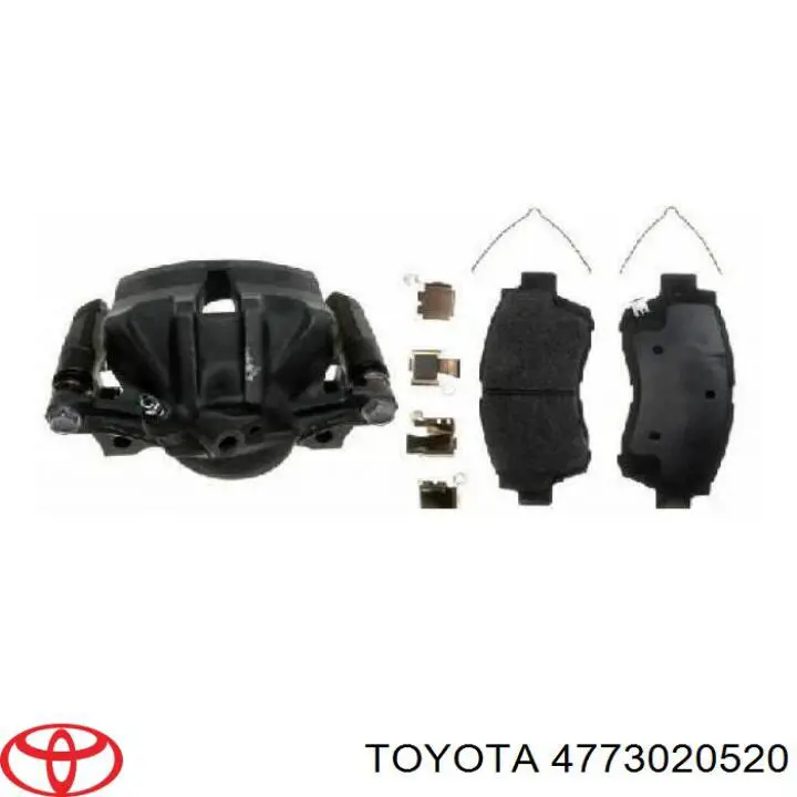 Суппорт тормозной передний правый Toyota 4773033040
