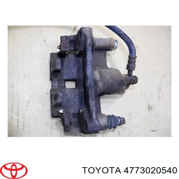 Суппорт тормозной задний правый на Toyota Carina E T19
