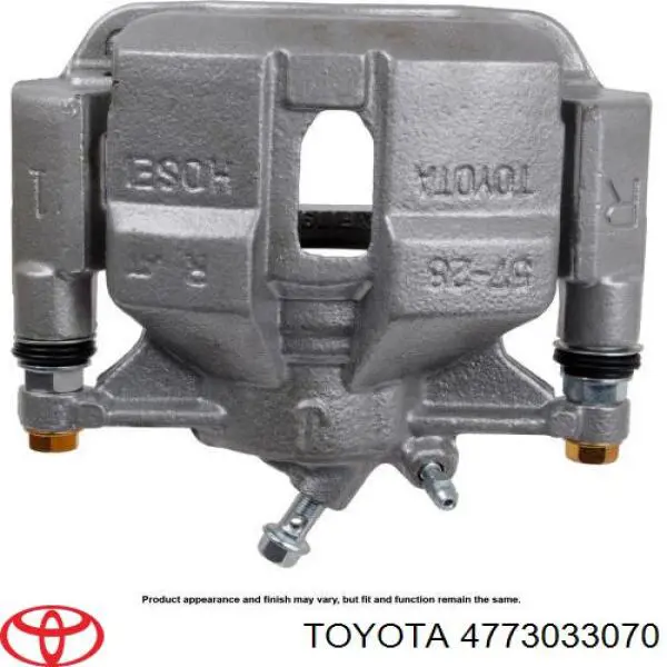 4773033070 Toyota суппорт тормозной передний правый