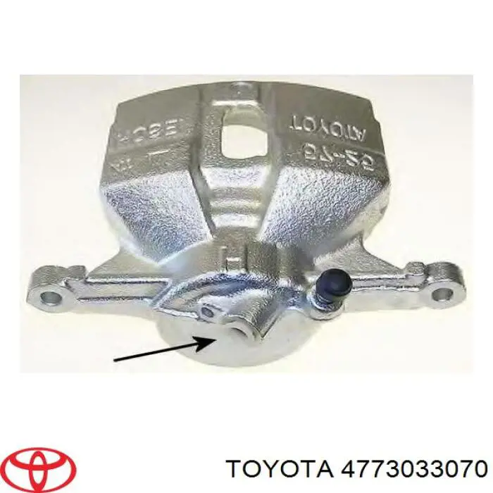 Купить 4773033070 Toyota Суппорт тормозной передний правый