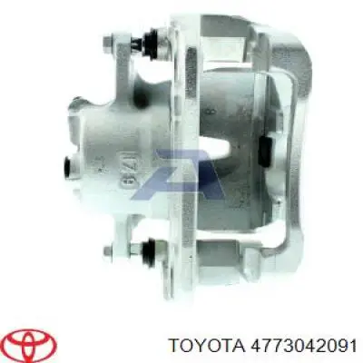 4773042091 Toyota суппорт тормозной передний правый