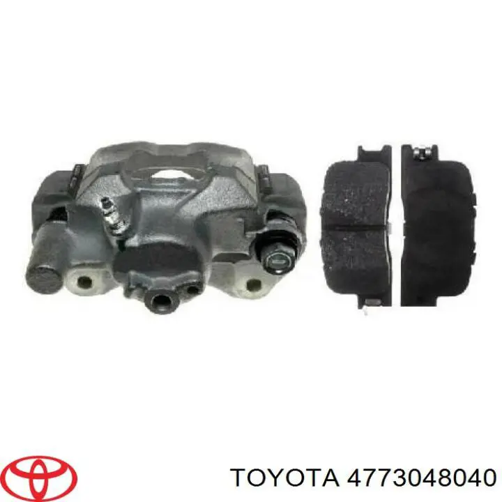 Суппорт тормозной задний правый Toyota 4773048040