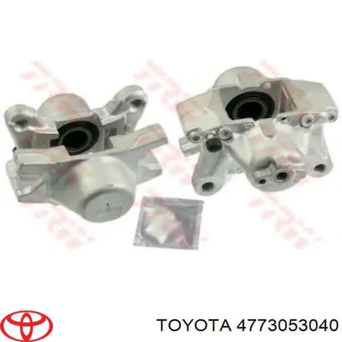 Pinza de freno trasero derecho 4773053040 Toyota/Lexus