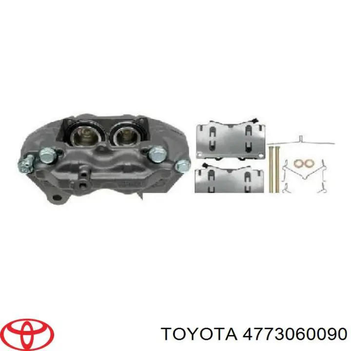 Суппорт тормозной передний правый Toyota 4773060090