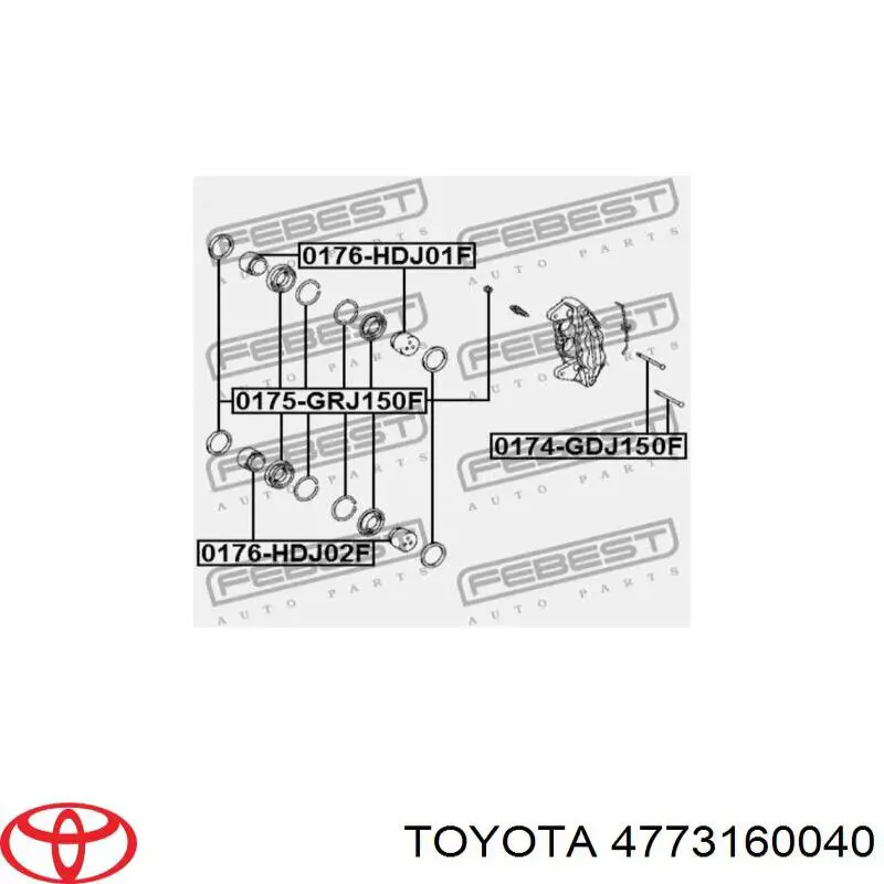 Купить D025697 Autofren Поршень суппорта тормозного переднего