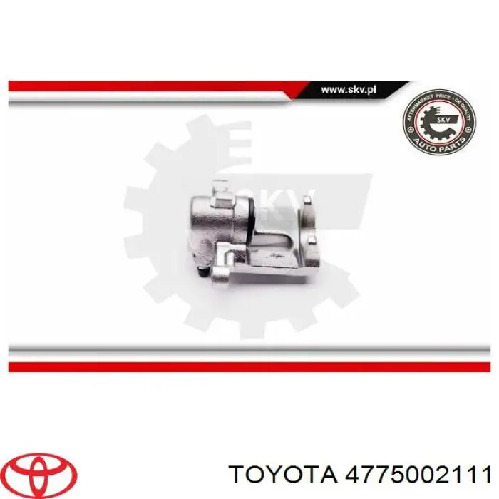 Суппорт задний левый 4775002111 Toyota