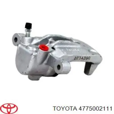 4775002111 Toyota Тормозной суппорт задний левый