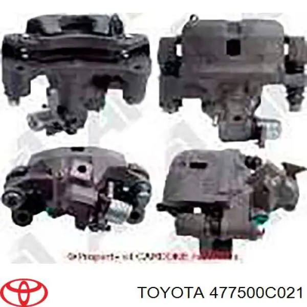 Суппорт тормозной передний левый 477500C021 Toyota