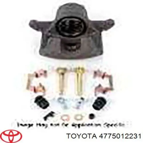 Суппорт тормозной передний правый 4775012231 Toyota