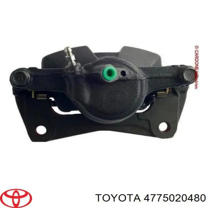 Купить 4775020480 Toyota Суппорт тормозной передний левый