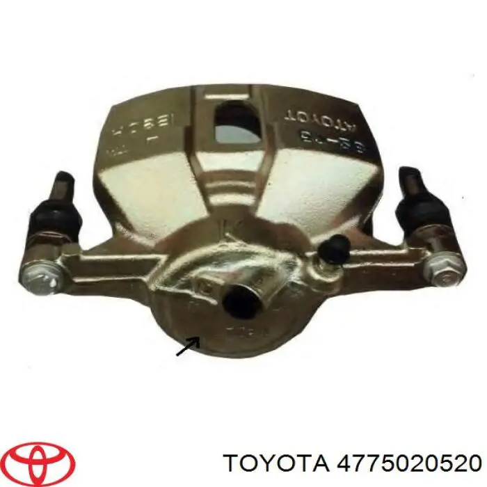 4775020520 Toyota суппорт тормозной передний левый