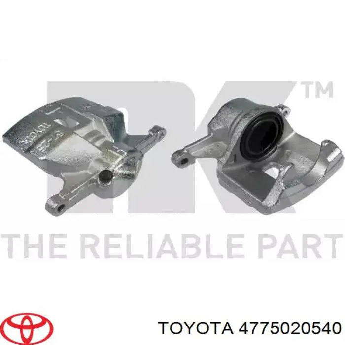 Суппорт задний левый 4775020540 Toyota