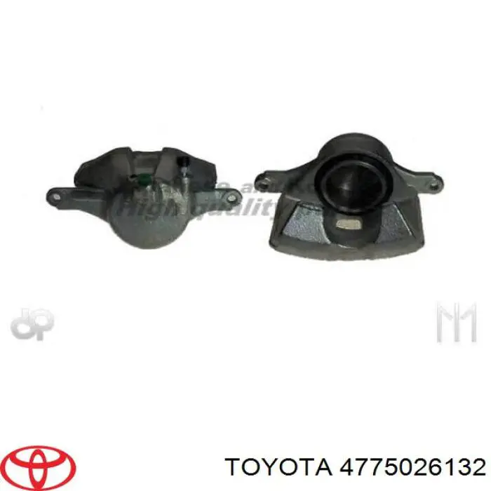 Купить 4775026132 Toyota Суппорт тормозной передний левый