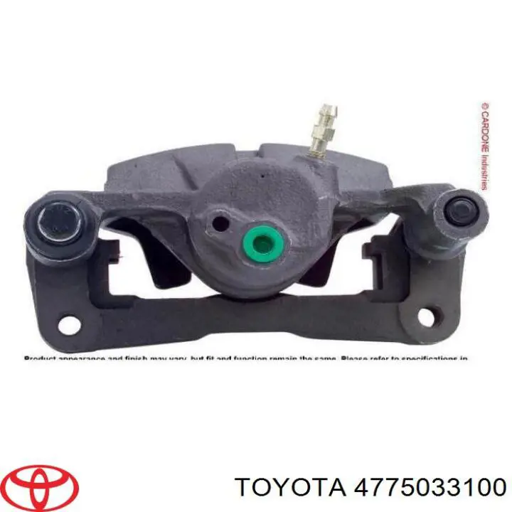 Pinza de freno trasera izquierda 4775033100 Toyota