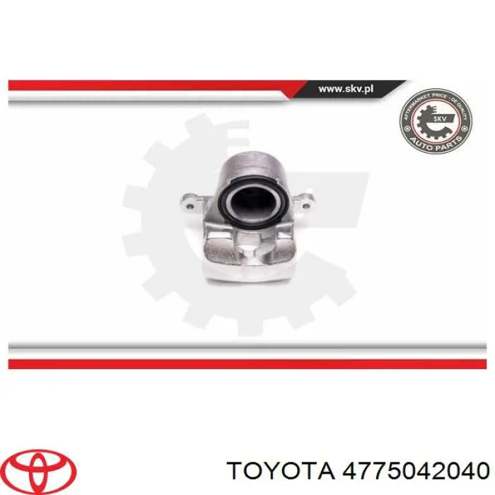 Суппорт тормозной передний левый 4775042040 Toyota