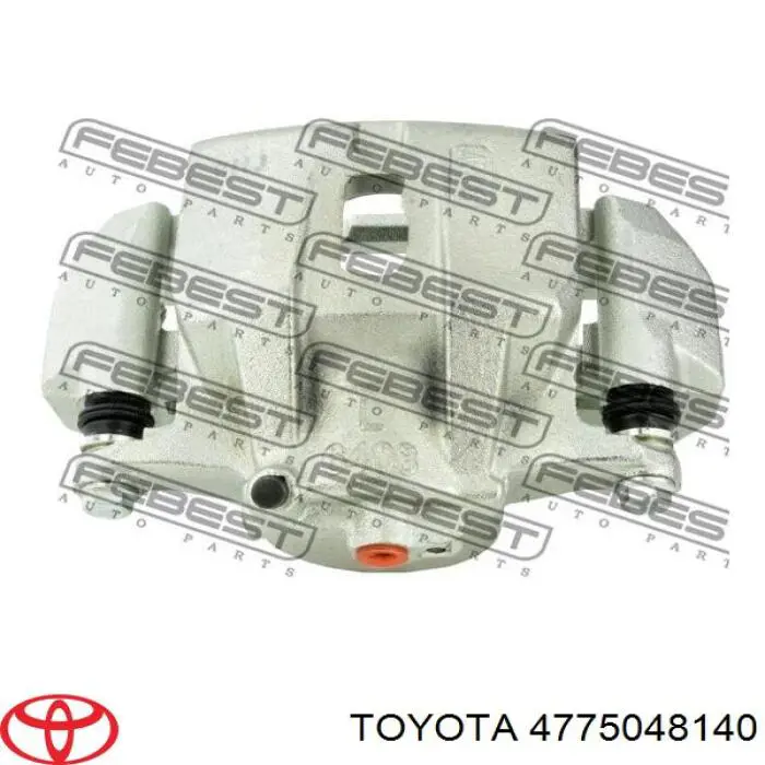 Суппорт тормозной передний левый 477504814084 Toyota