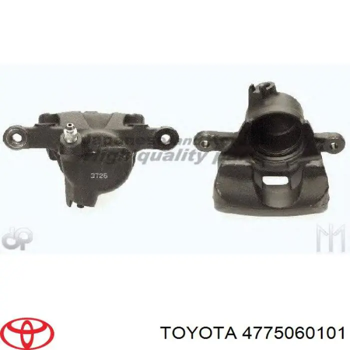 4775060101 Toyota суппорт тормозной задний левый