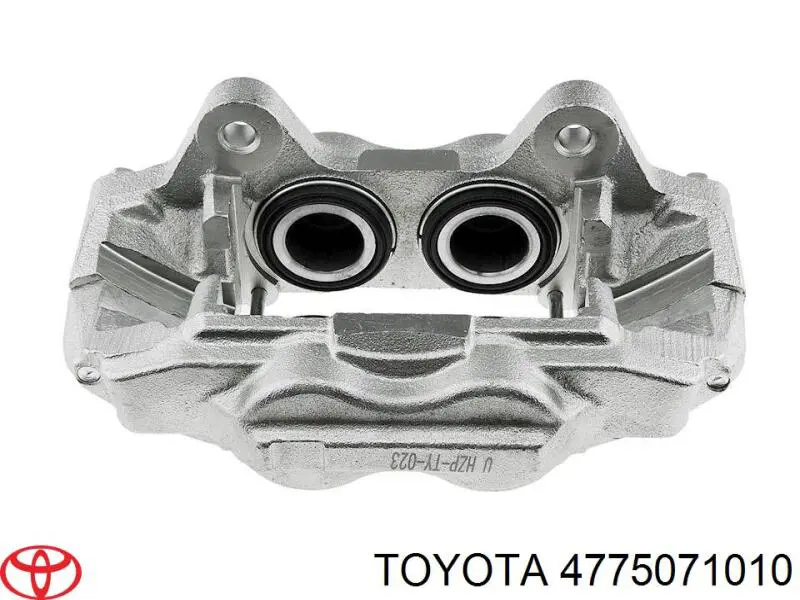 4775071010 Toyota Суппорт тормозной, передний, левый