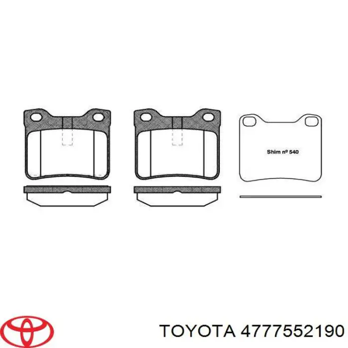 Пыльник направляющей суппорта тормозного переднего Toyota 4777552190 цена, от 3.07 USD