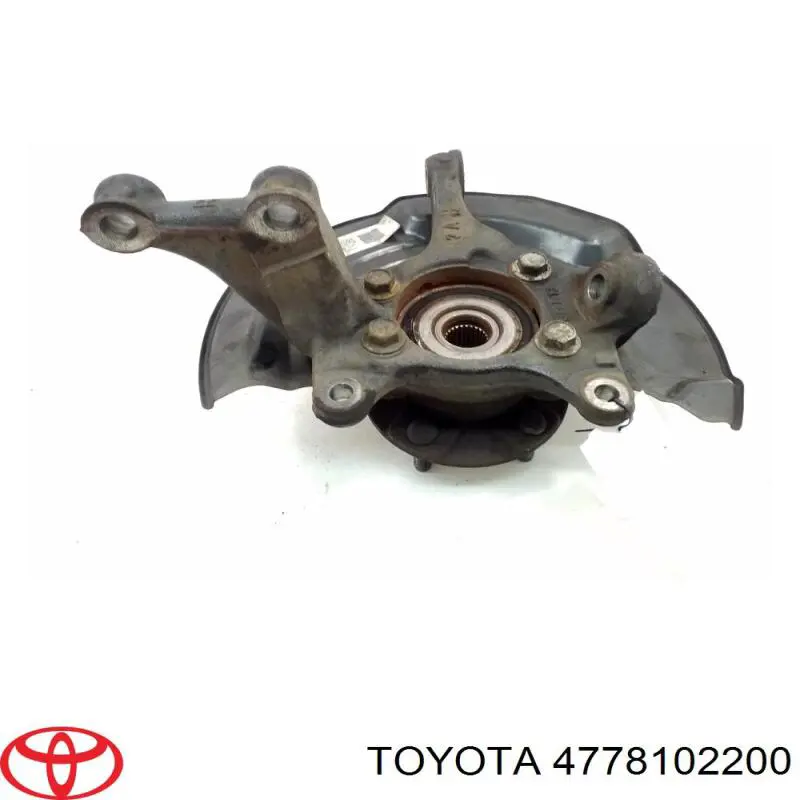 Купить 4778102200 Toyota Защита тормозного диска, переднего, правого