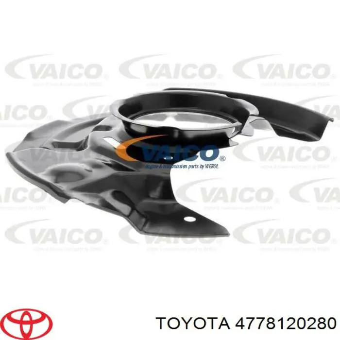 Купить 4778120280 Toyota Защита тормозного диска, переднего, правого